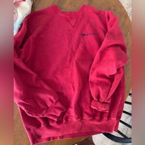 Champion Red Sweatshirt
